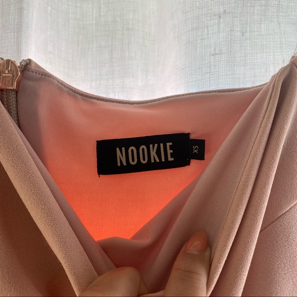 Nookie Lust One Shoulder Gown, Blush (Petite!!) - Picture 9 of 10